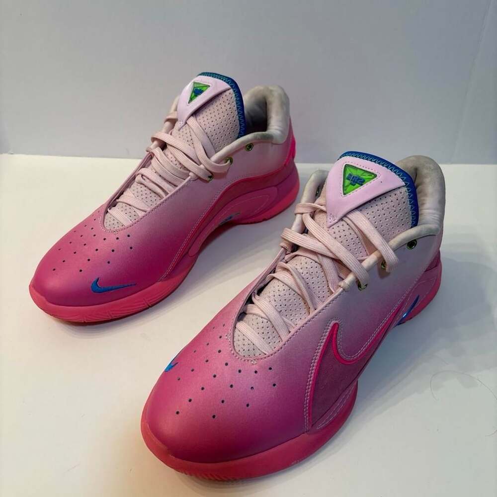 Nike LeBron 22 I Promise Basketball Shoes Pink Blue Green Size 11.5